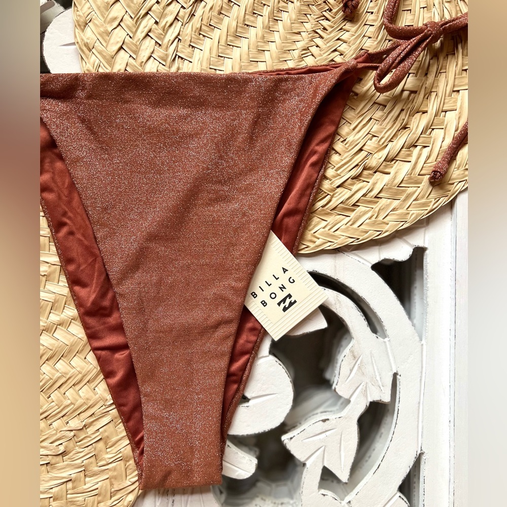 🌟🌟 BILLABONG 🌟🌟 Starry Eyes Side-Tie Havana Bikini Bottoms
